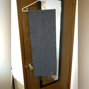 Softener Than Cashmere Grey/Green Herringbone Scarf